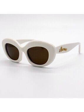 NEW LOEWE SUNGLASSES LW40153I 25E WHITE WOMEN EYEWEAR